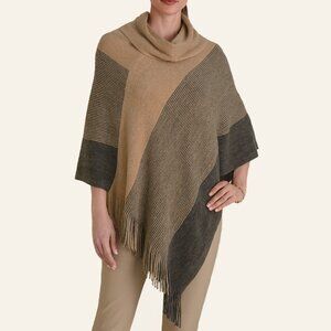 Chico's Cowl Neck Shine Poncho - NWT